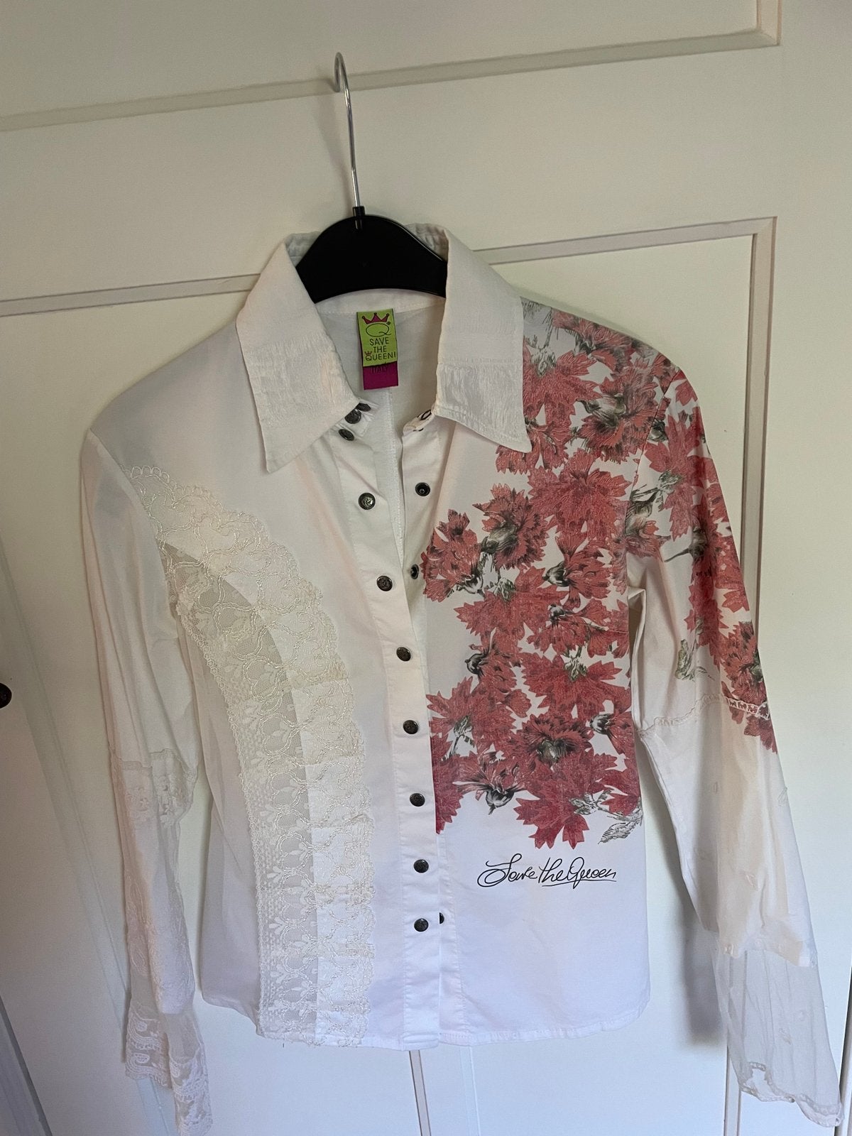 Save the Queen dames blouse met prachtige details m 36, Ophalen of Verzenden, Zo goed als nieuw, Maat 36 (S)