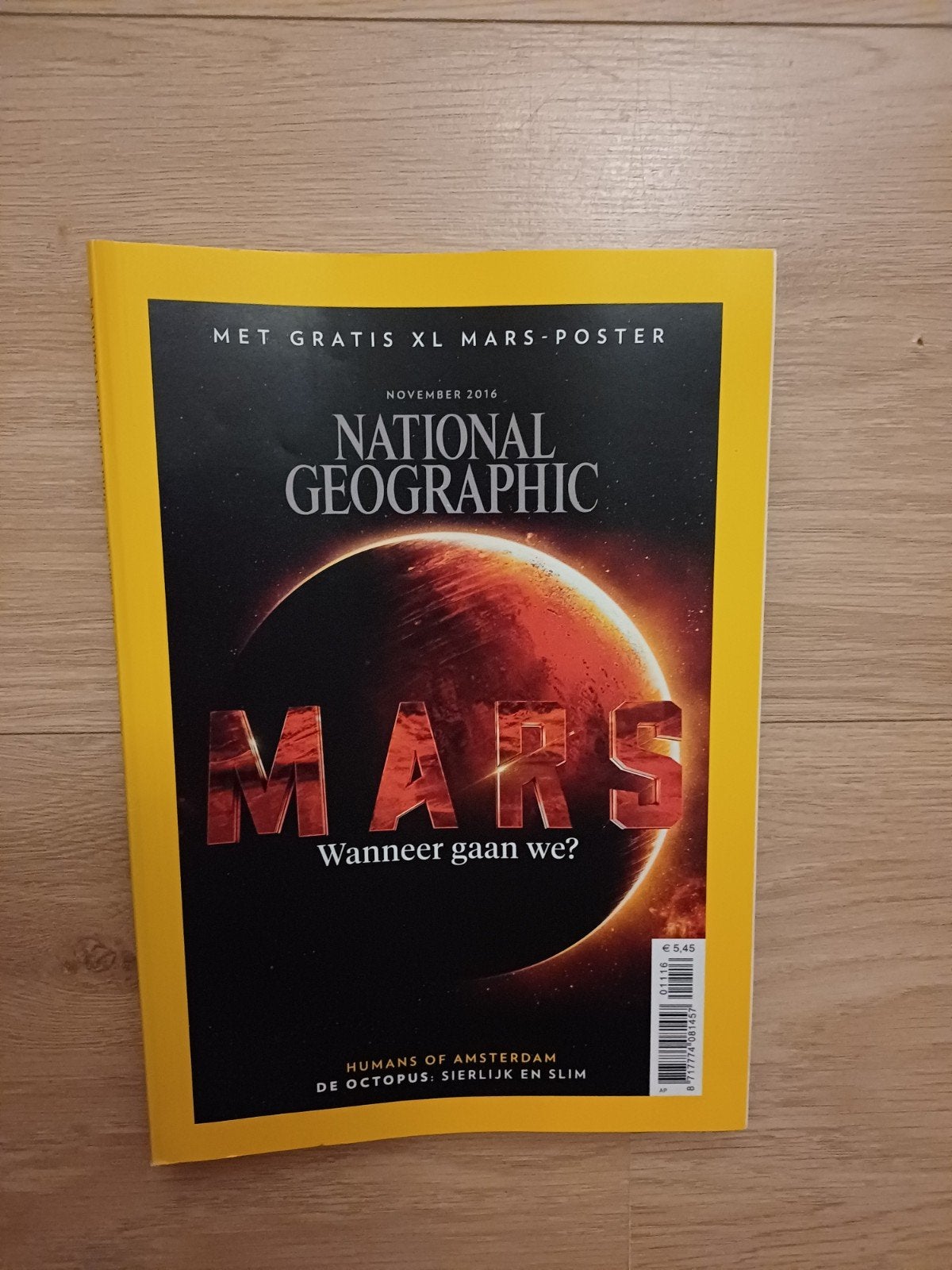 National Geographic november 2016, Ophalen of Verzenden, Zo goed als nieuw, Wetenschap en Natuur