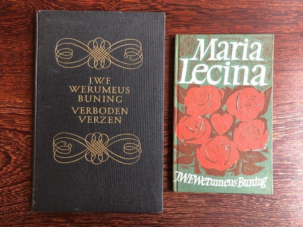 J.W.f. Werumeus Buning - Verboden verzen - Maria Lecina, Ophalen of Verzenden, Zo goed als nieuw