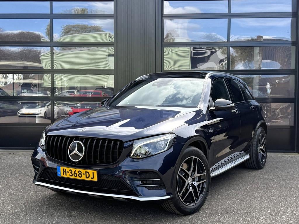Mercedes-Benz GLC-Klasse AMG 43 4MATIC Pano Burmester HUD, Auto's, Automaat, Gebruikt, 367 pk, Blauw