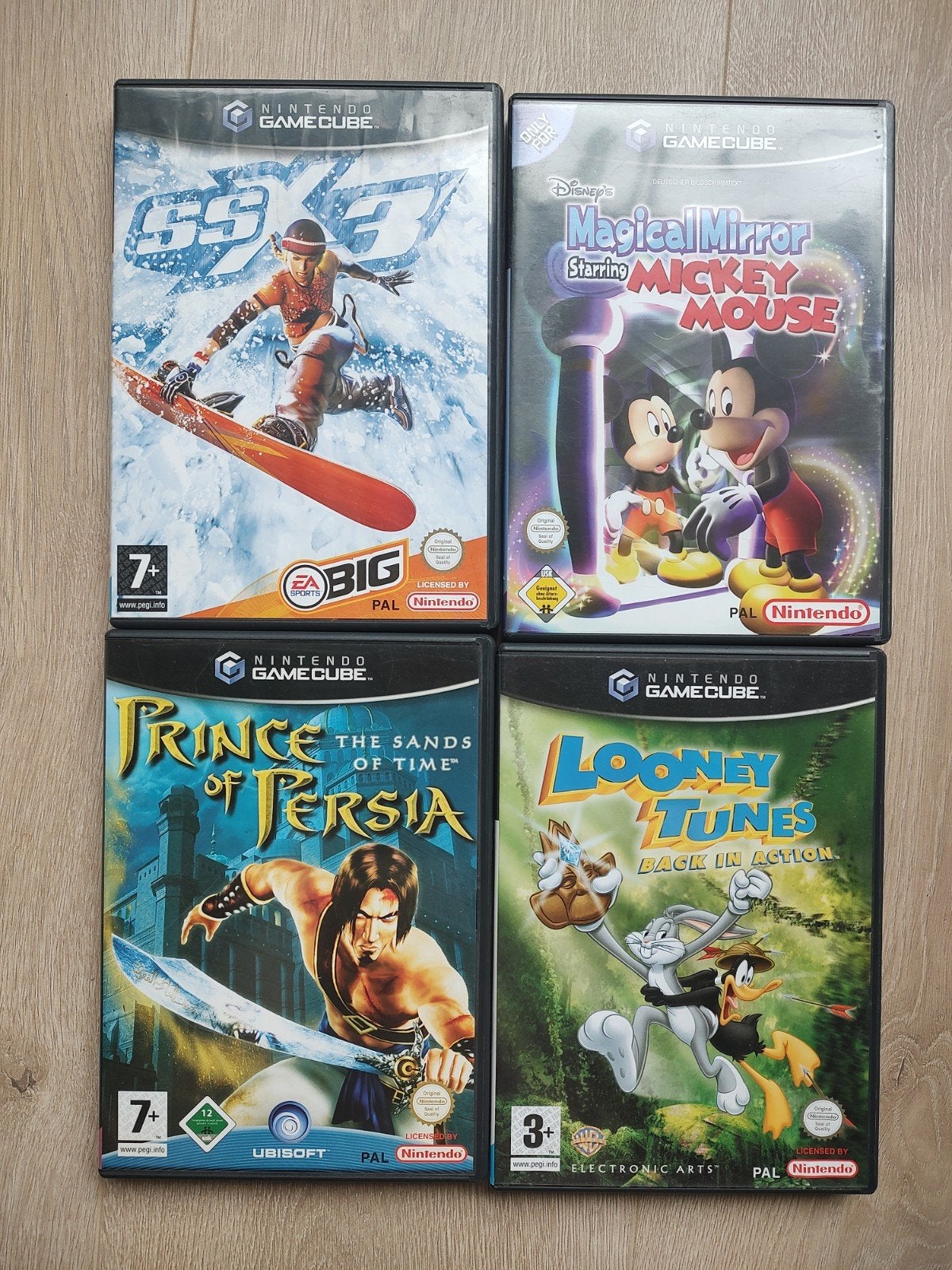 Nintendo GameCube Spellenl: SSX 3, Mickey Mouse, Prince, Gebruikt, Overige genres, 1 speler, Ophalen of Verzenden