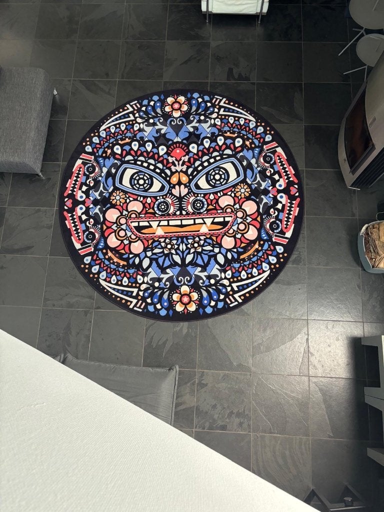Moooi vloerkleed, Ophalen, Gebruikt, Rond, 200 cm of meer