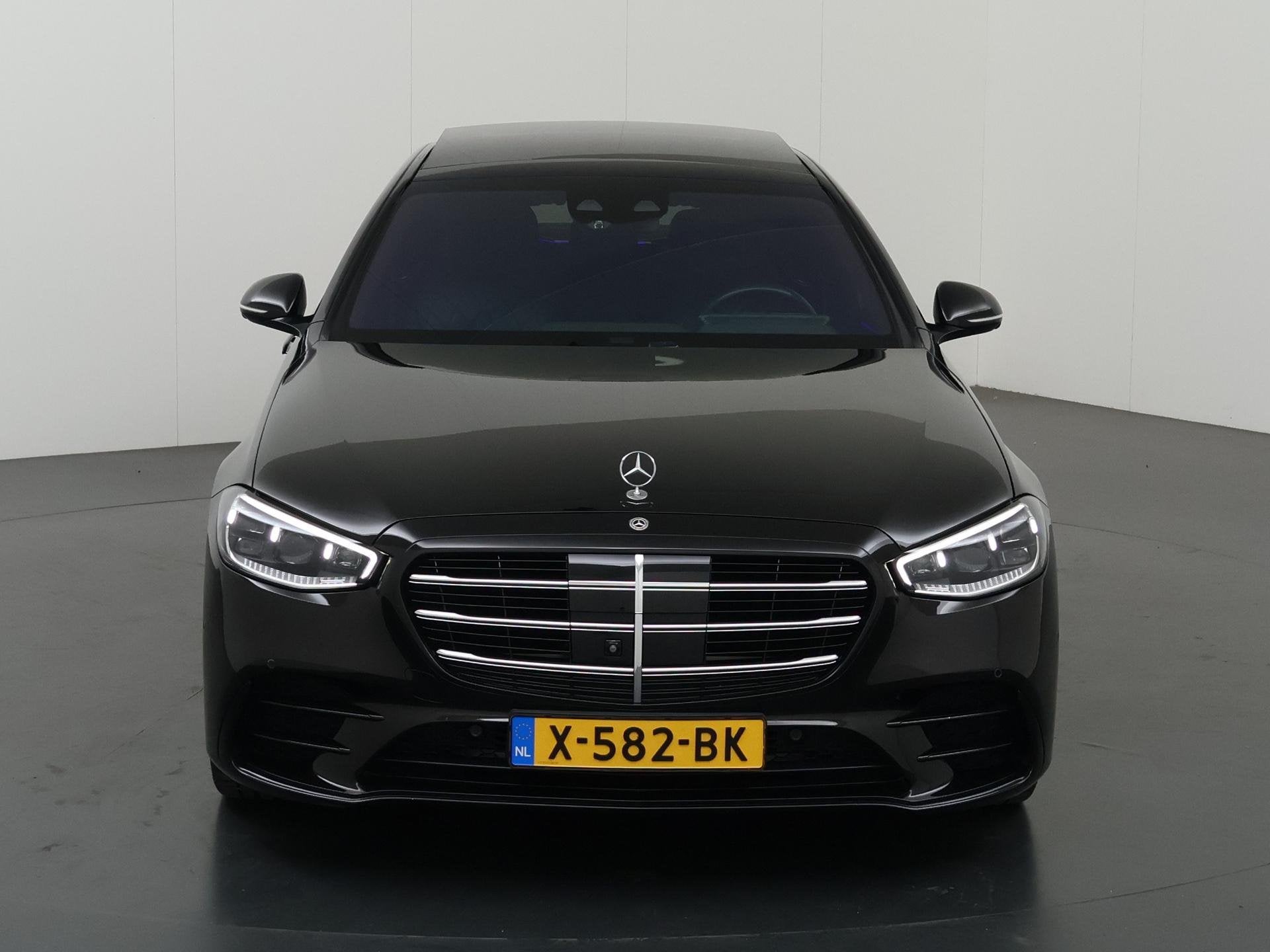 Mercedes-Benz S-klasse 580 e Lang AMG Line | Night | Panoram, Achterwielaandrijving, Gebruikt, 510 pk, Automatische klimaatregeling