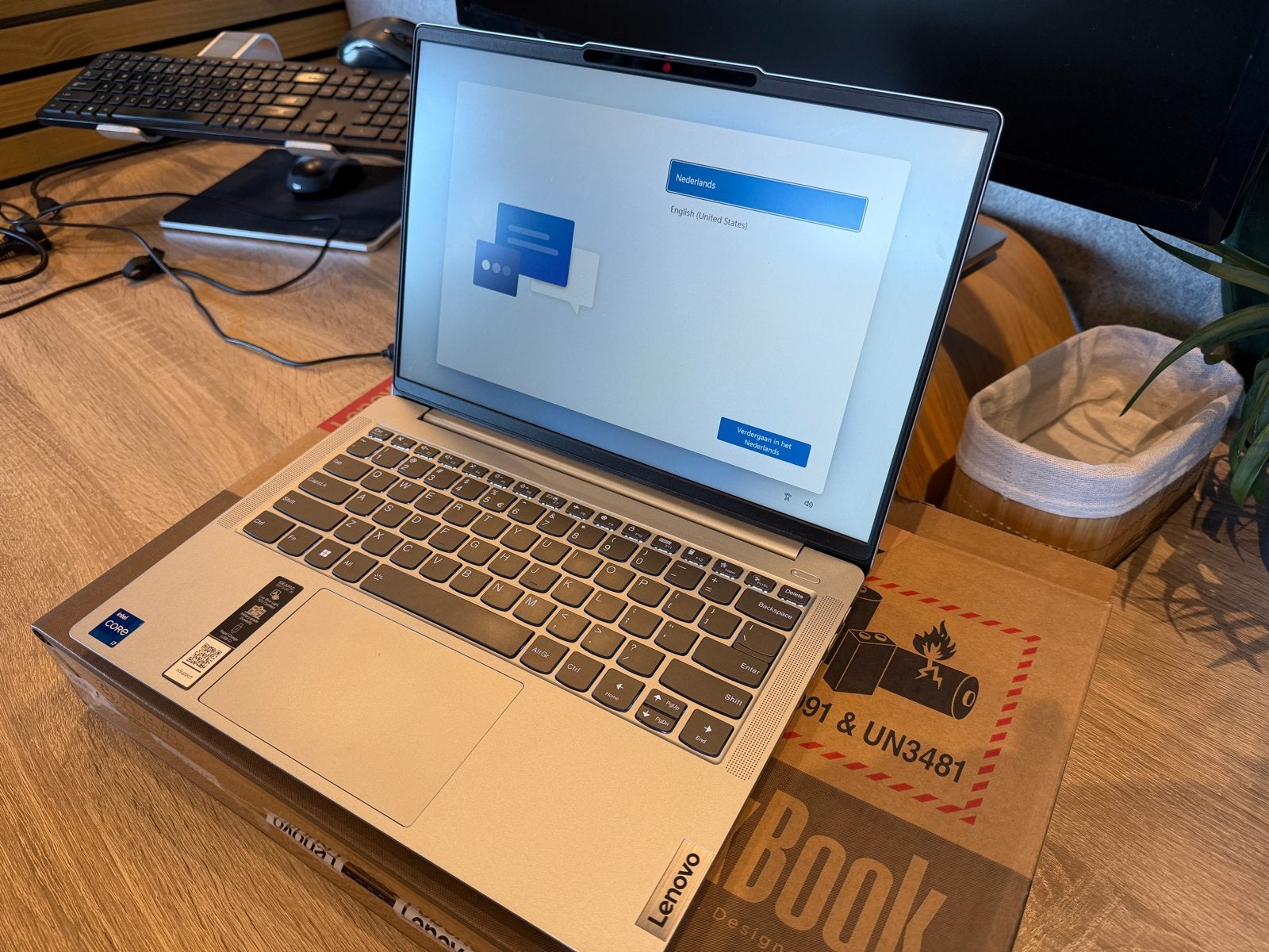 Lenovo IdeaPad Slim 5 (14") i7 Laptop, Qwerty, 8 GB, 14 inch, Ophalen of Verzenden