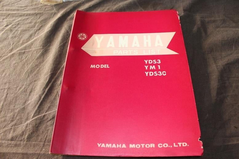Yamaha YDS3 250cc YM1 305 cc 1968 motorcycle parts list, Ophalen of Verzenden, Yamaha