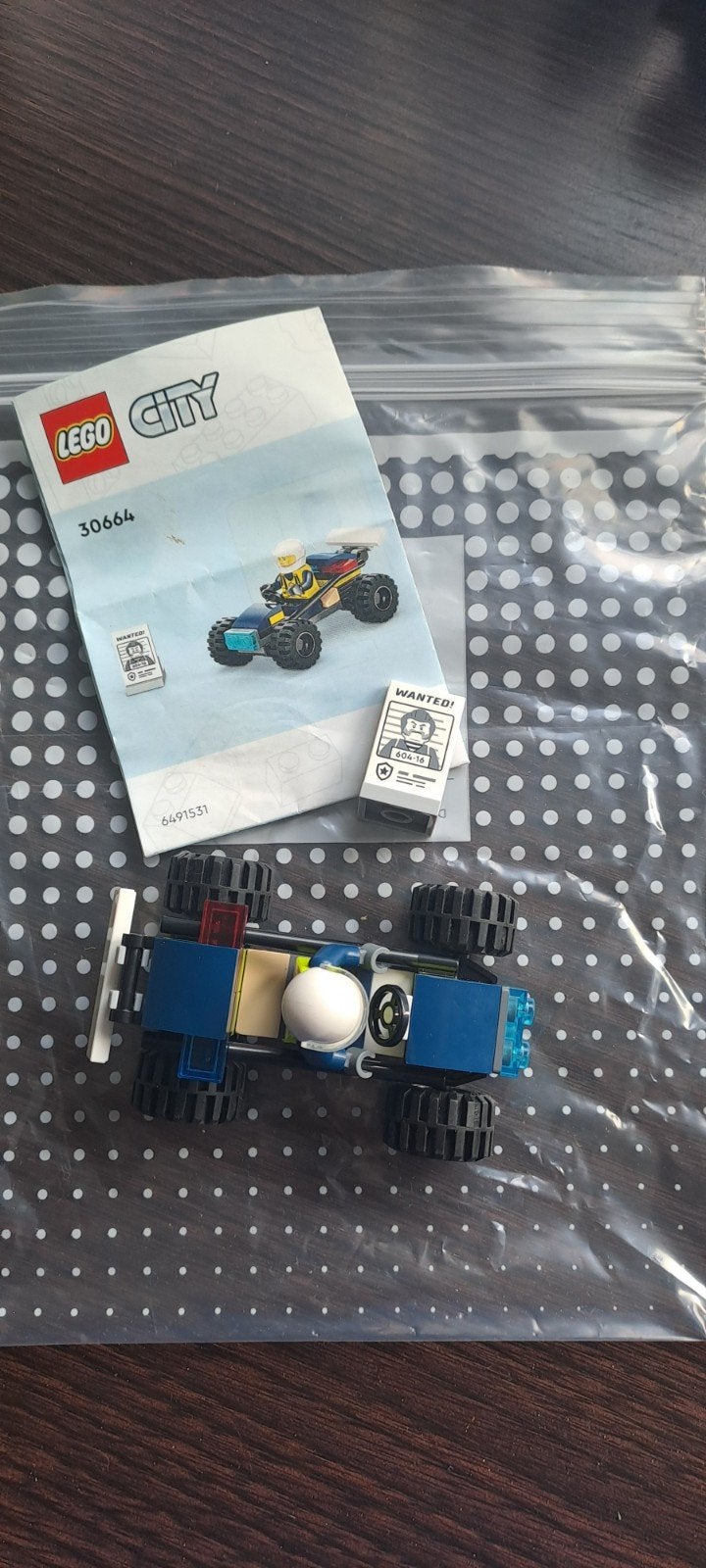 Lego City Politie Buggy (30664) - Zo goed als nieuw, City, Lego, Compleet, Ophalen of Verzenden