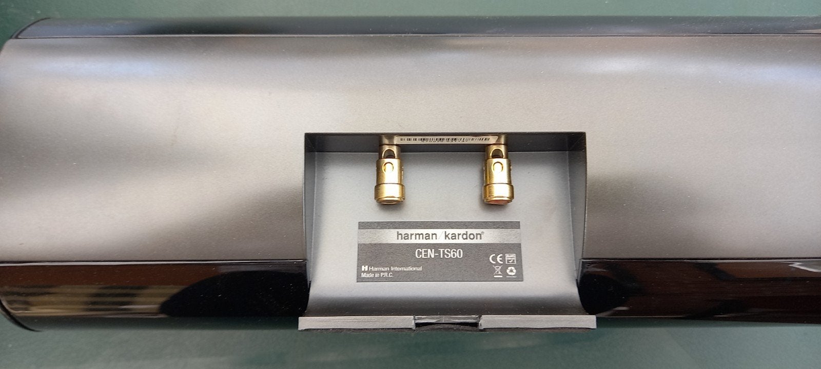 Harman Kardon CEN-TS60 Center Speaker voor onderdelen, Ophalen of Verzenden, Niet werkend, Geschikt voor surround/home cinema