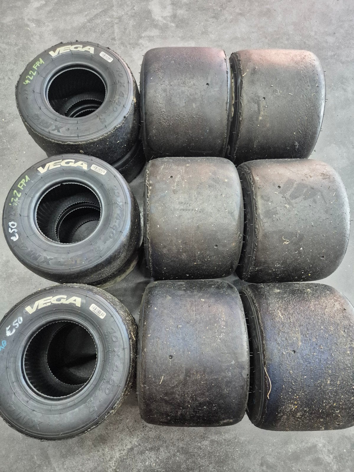 Karting banden Vega, Lecont, Maxxis, kart, Ophalen of Verzenden, Gebruikt, Onderdelen Kart