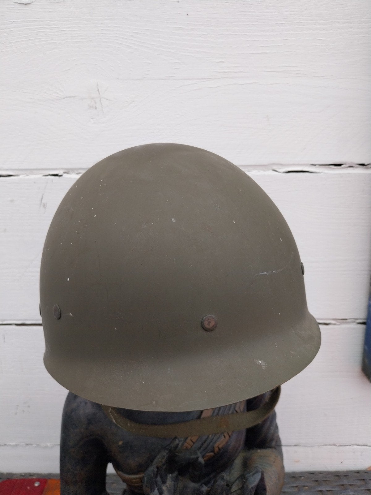 Militaire binnenhelm - Legerhelm met binnenwerk, Ophalen of Verzenden, Landmacht, Nederland, Helm of Baret