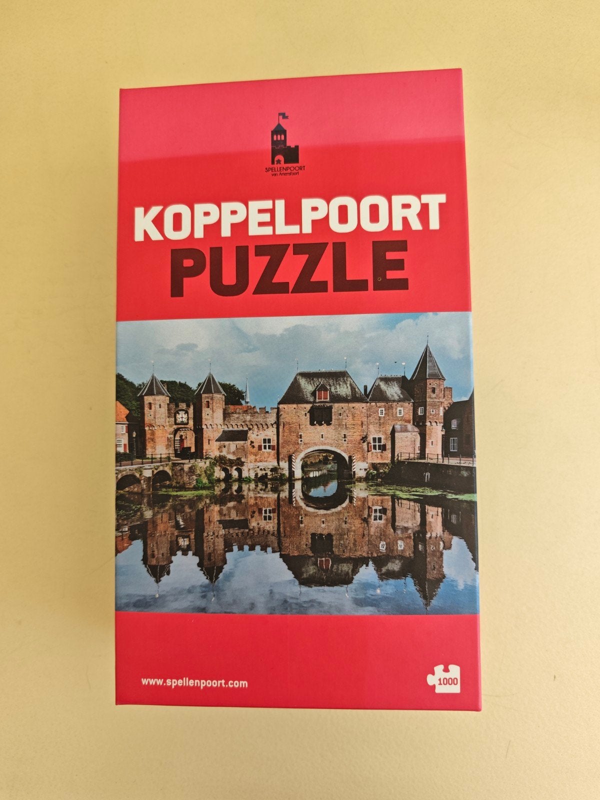 Koppelpoort Puzzel 1000 stukjes - Amersfoort, Ophalen of Verzenden, 500 t/m 1500 stukjes, Zo goed als nieuw, Legpuzzel