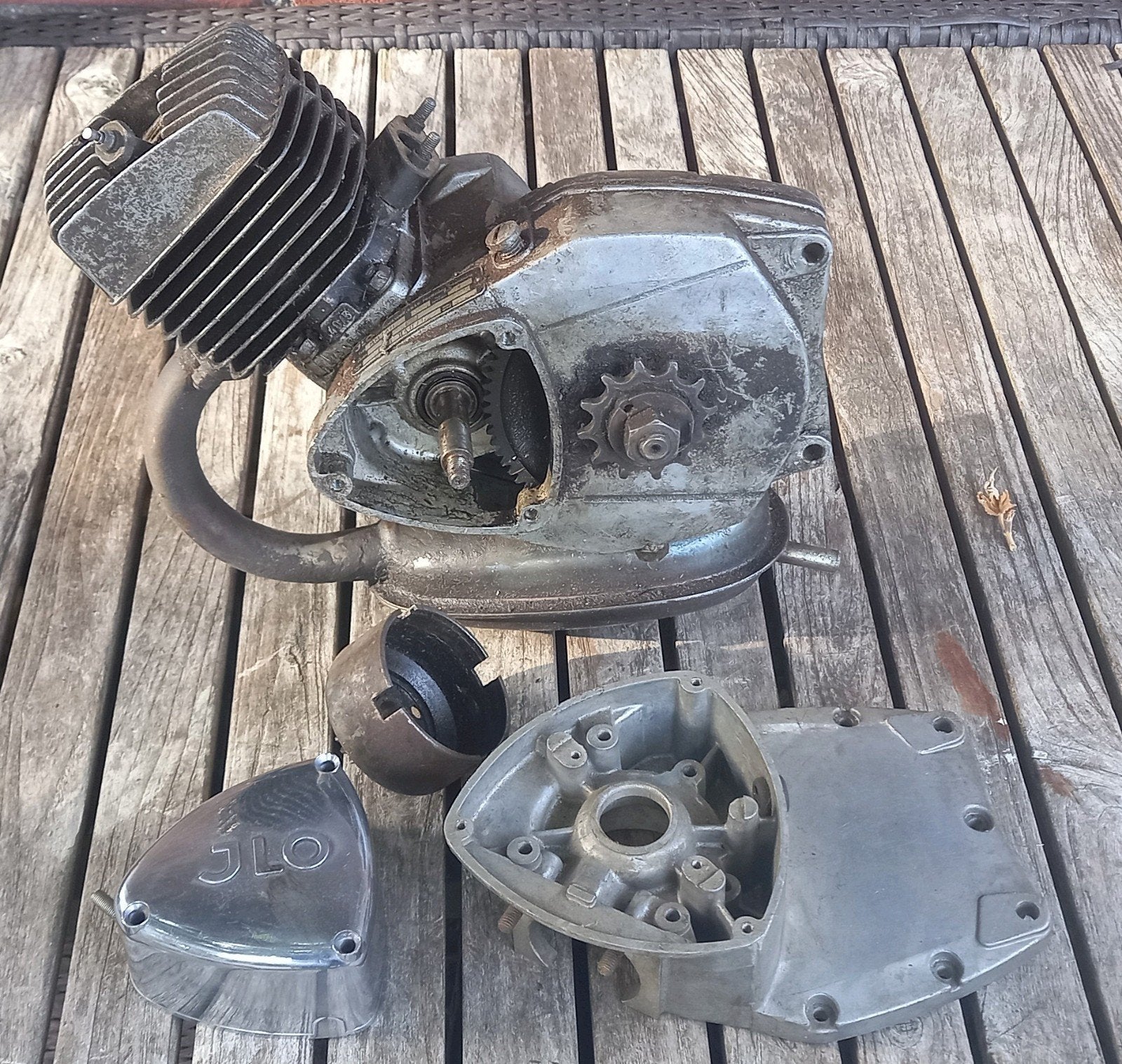 oldtimer bromfiets jlo motorblokje, Ophalen of Verzenden, Nieuw