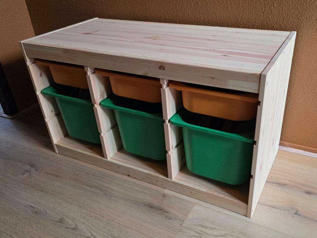 2x IKEA TROFAST opbergcombinatie met bakken, Ophalen, 25 tot 50 cm, 50 tot 100 cm, Minder dan 100 cm