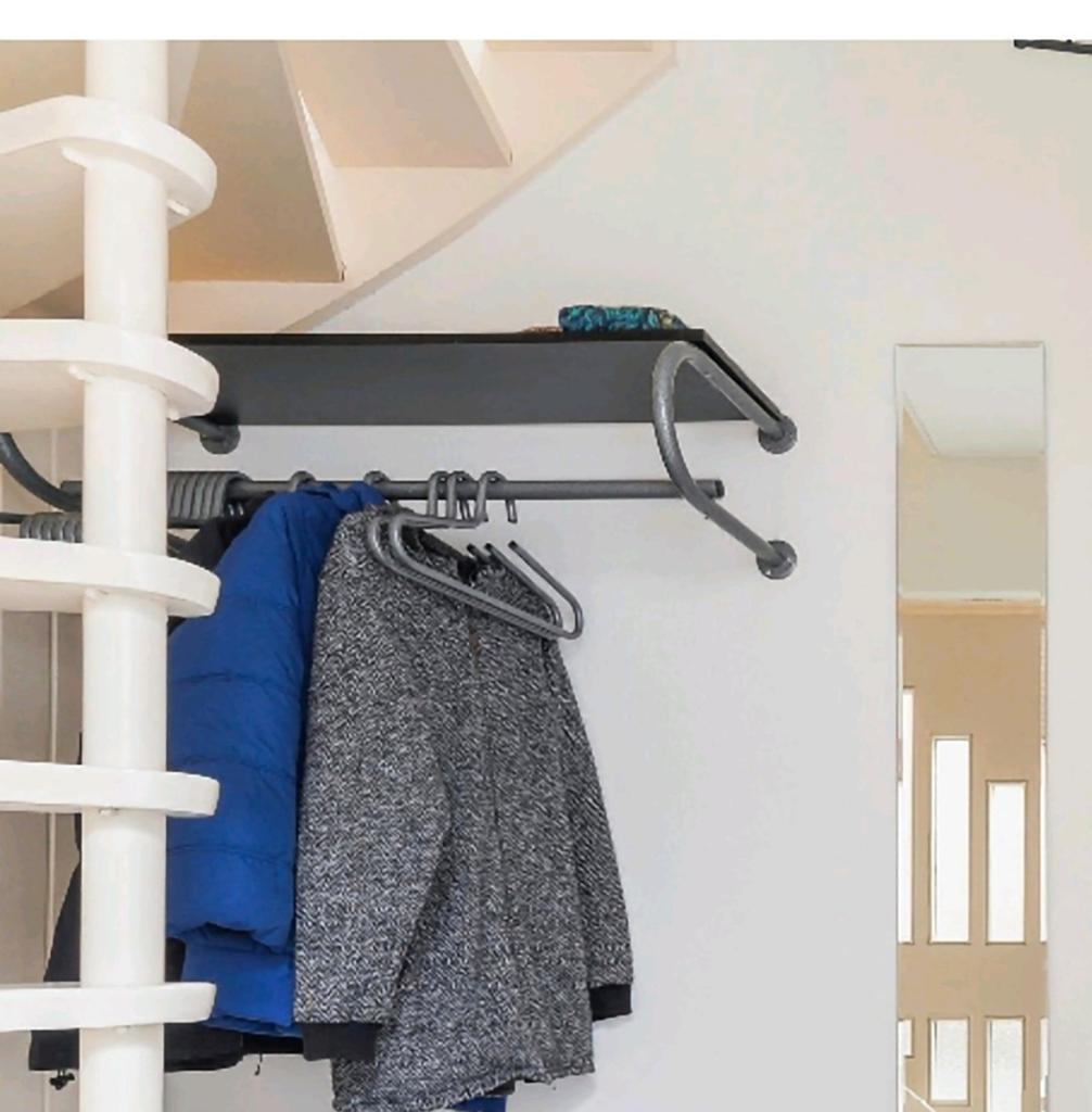 Kapstok, Huis en Inrichting, Woonaccessoires | Kapstokken, Ophalen of Verzenden, Metaal, Wandkapstok, Minder dan 100 cm