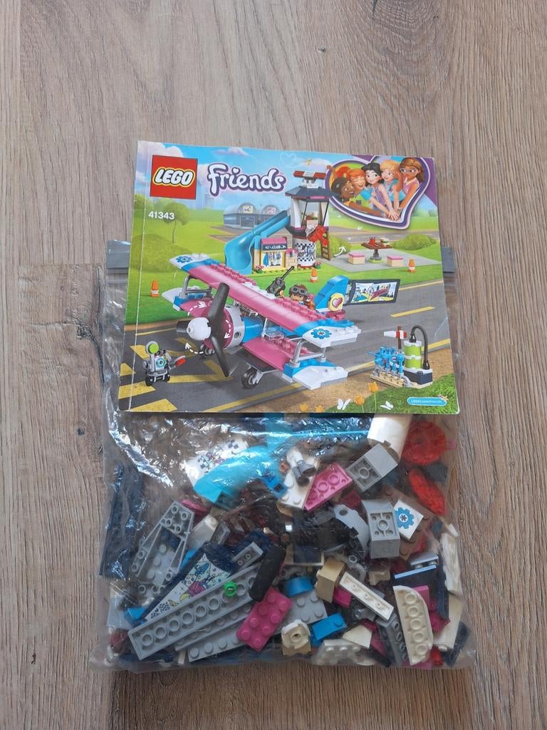 Lego Friends Vliegtuigtour 41343, Ophalen of Verzenden, Zo goed als nieuw