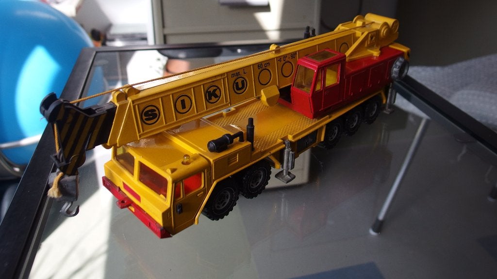 Siku 4010 Faun ATF Hijskraan/Kraanwagen 1/55 (1985), Ophalen of Verzenden, Gebruikt, Bus of Vrachtwagen, SIKU