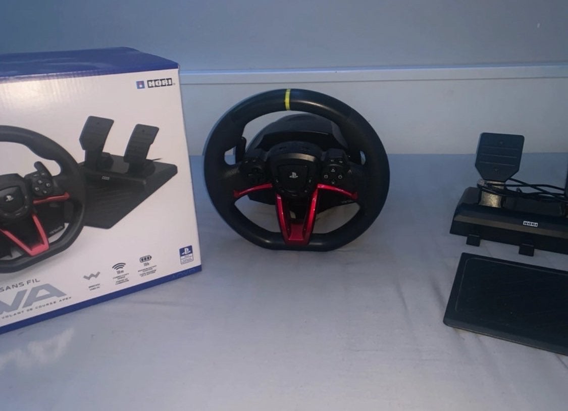 Hori Wireless Racing Wheel Apex voor PlayStation/PC, Ophalen of Verzenden, Zo goed als nieuw, Stuur of Pedalen, PlayStation 4