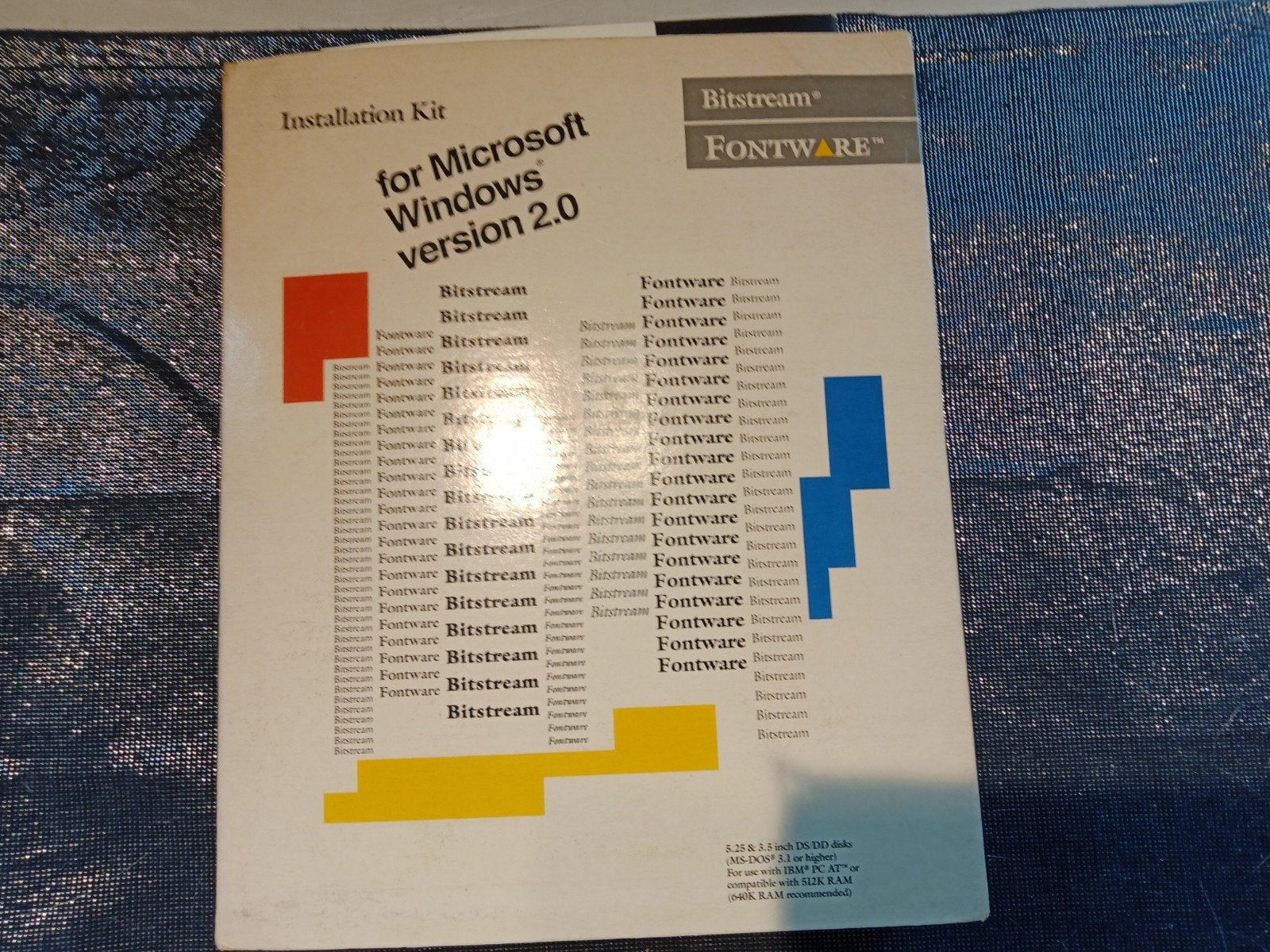 Bitstream Fontware 2.0 voor Microsoft Windows (1988), Computers en Software, Ophalen of Verzenden, Gebruikt, Windows