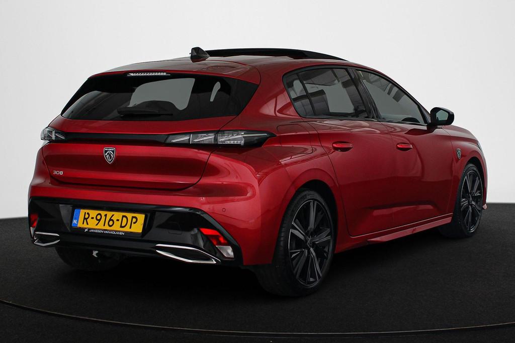 Peugeot 308 1.6 Plug-in Hybrid 180 GT Pano FOCAL Memory Lede, Auto's, Peugeot, Gebruikt, 4 cilinders, 181 pk, 150 min