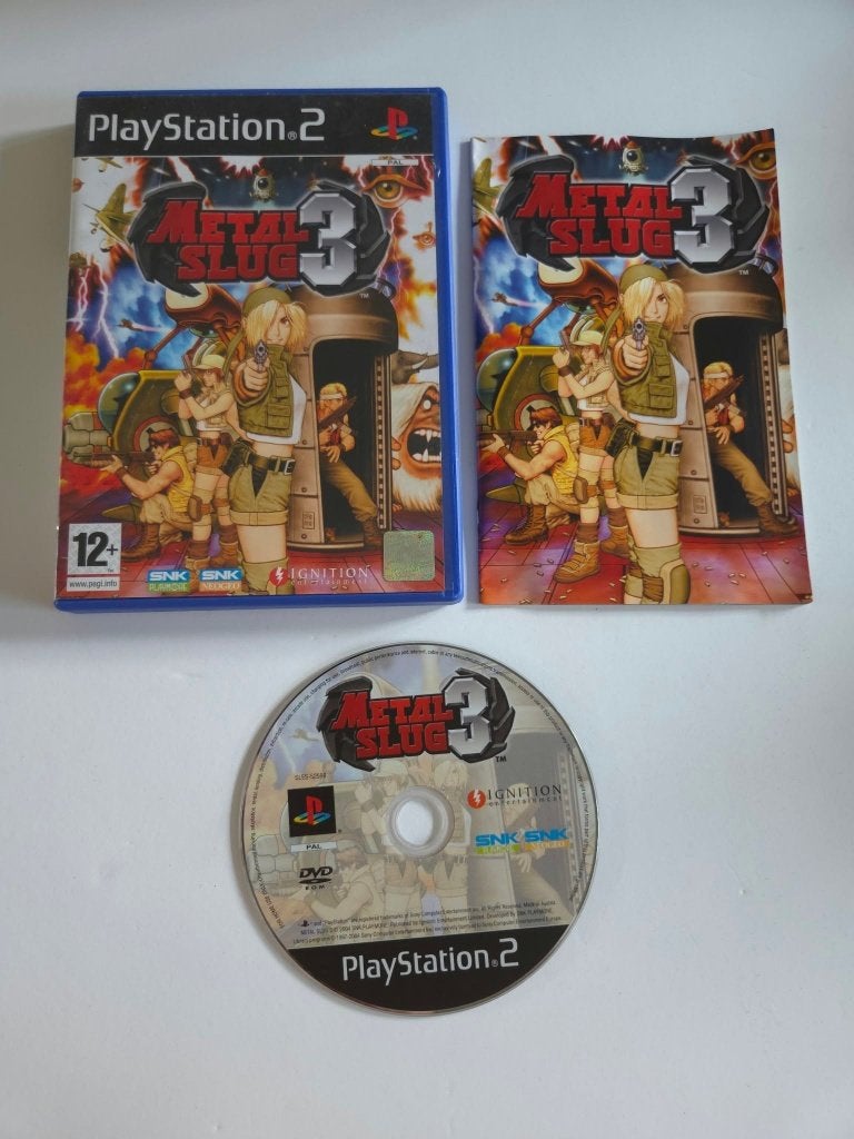 Playstation 2 (PS2) - Metal Slug 3 - 11480, Avontuur en Actie, 2 spelers, Ophalen of Verzenden, Zo goed als nieuw