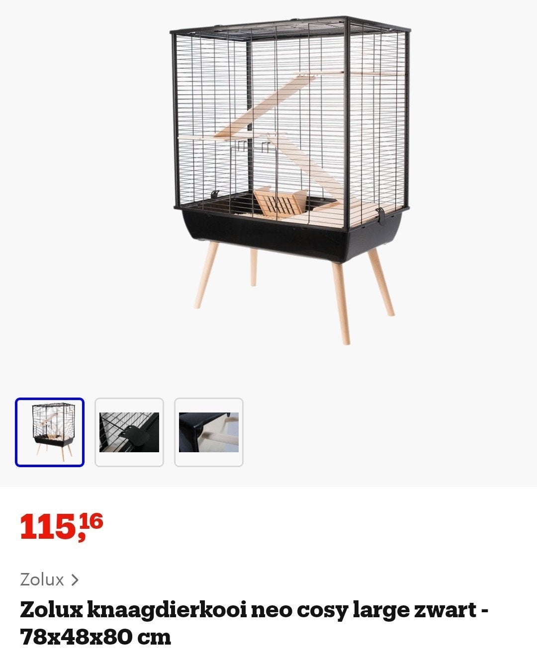 knaagdieren kooi NIEUW IN DOOS!, Ophalen, Nieuw, Overige typen