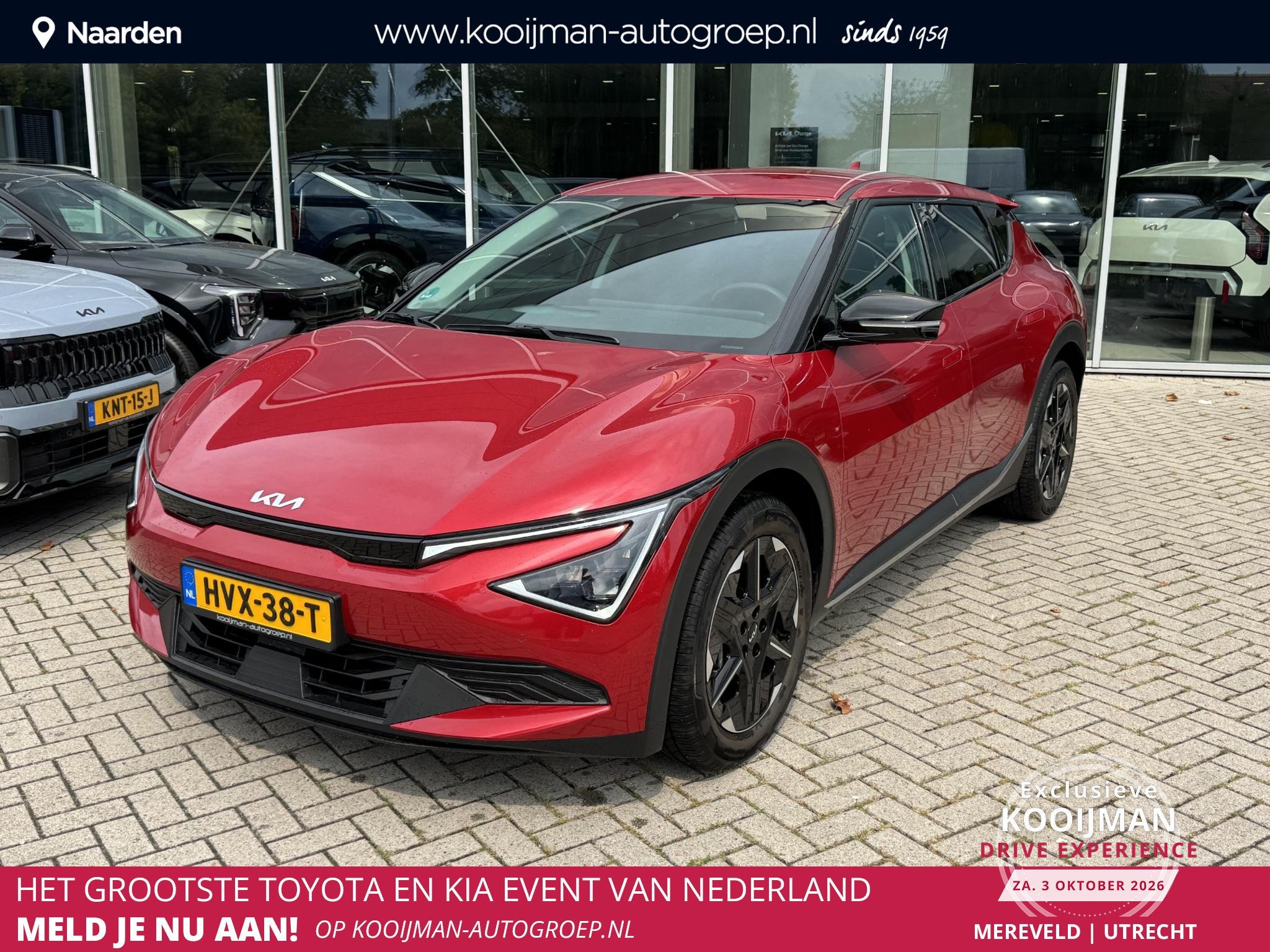 Kia EV6 Light Edition 63 kWh, Auto's, Automaat, Achterwielaandrijving, Gebruikt, 750 kg