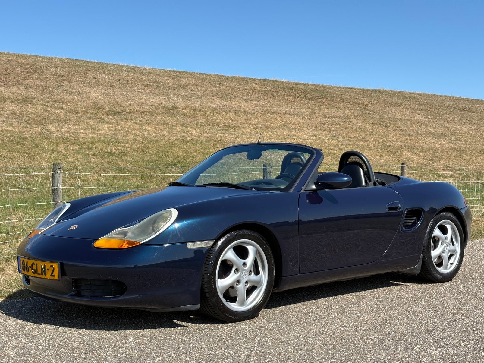 Porsche Boxster 2.5 Blauw | Handbak | Cruise | hardtop | Air, Achterwielaandrijving, Cabriolet, Blauw, Bedrijf
