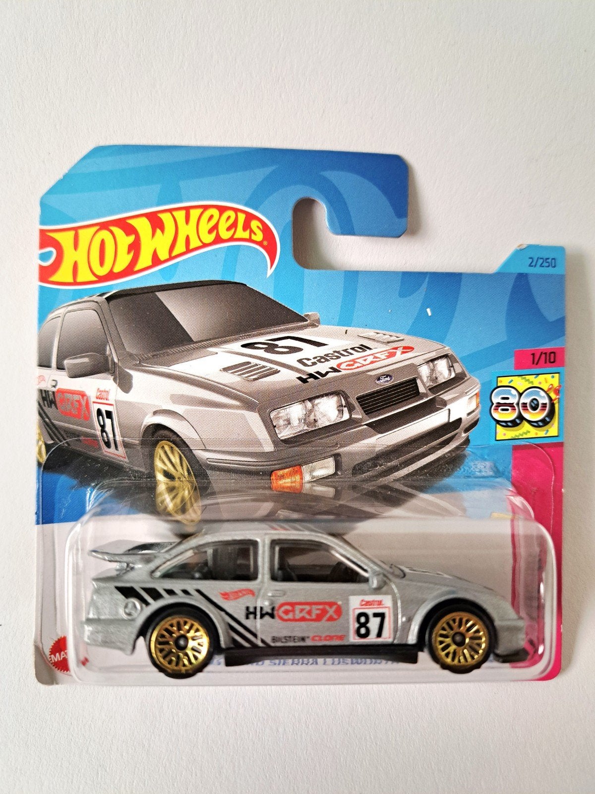 Hot Wheels - '87 Ford Sierra Cosworth, Hobby en Vrije tijd, Modelauto's | Overige schalen, Ophalen of Verzenden, Nieuw, Auto