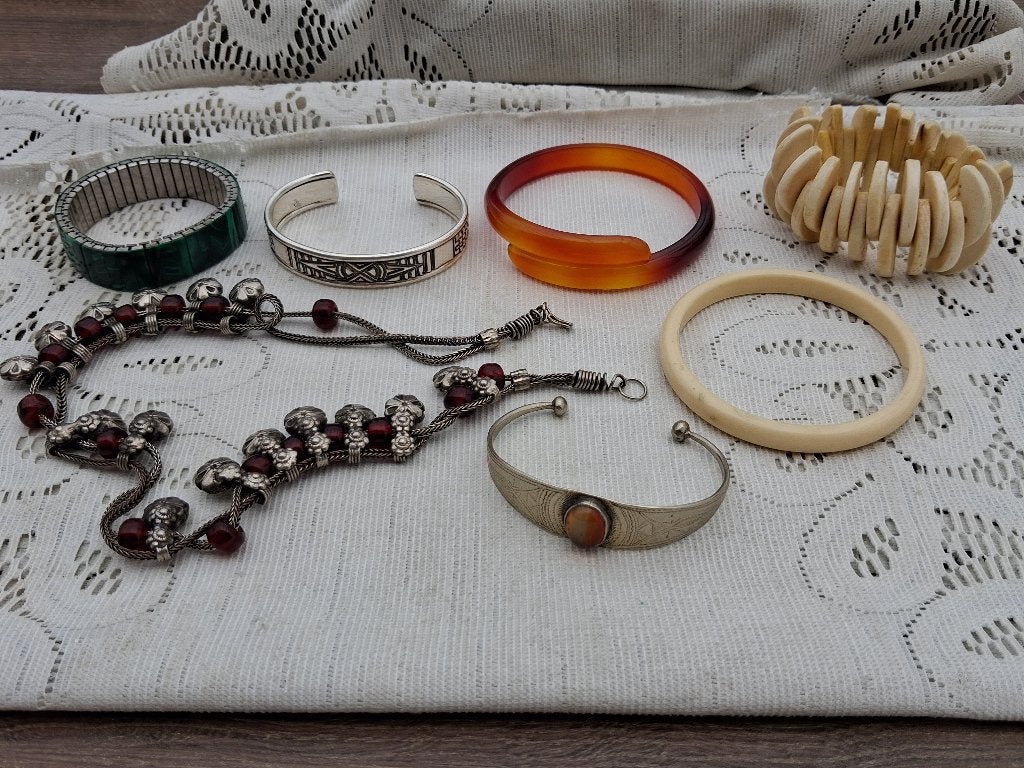 Lot vintage etnische sieraden, Verzenden, Overige materialen, Armband