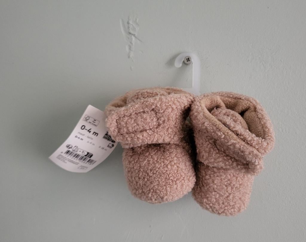 Nieuwe Hema slofjes 0-4 maanden, Slofjes, Jongetje of Meisje, Nieuw, Ophalen of Verzenden