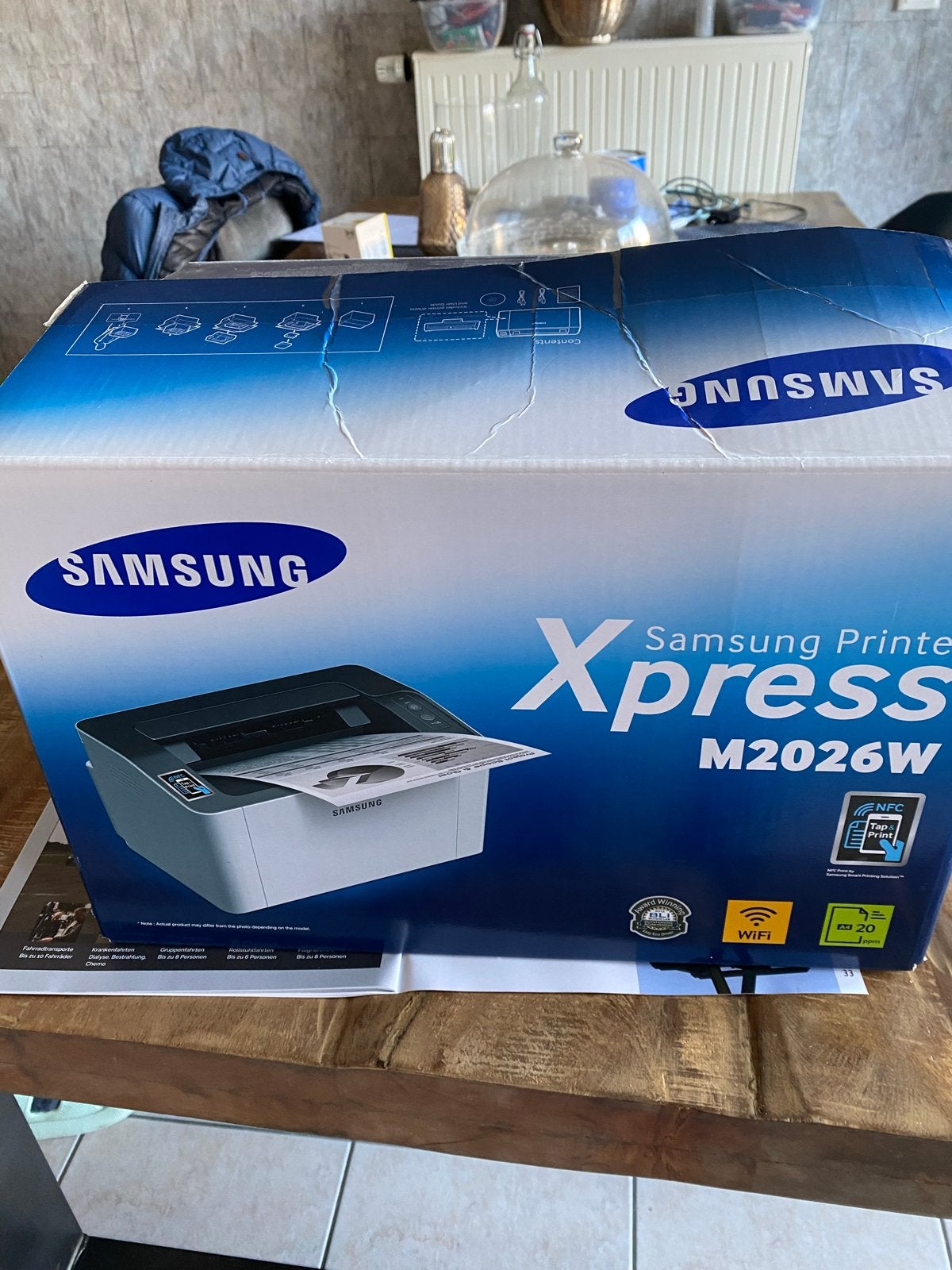 Samsung Printer Xpress M2026W Laserprinter, Ophalen, Zwart-en-wit printen, Printer, Nieuw