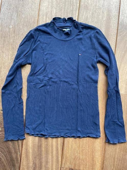 Tommy Hilfiger shirt blauw maat 152 NIEUWSTAAT €9,95, Kinderen en Baby's, Kinderkleding | Maat 152, Meisje, Ophalen of Verzenden