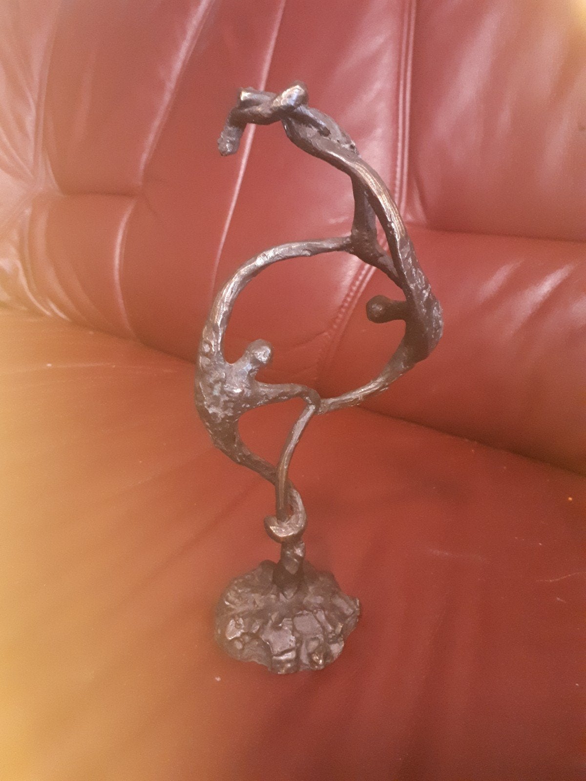 Bronzen beeldje 'Wij Samen' - Perfect voor bronzen huwelijk, Ophalen of Verzenden