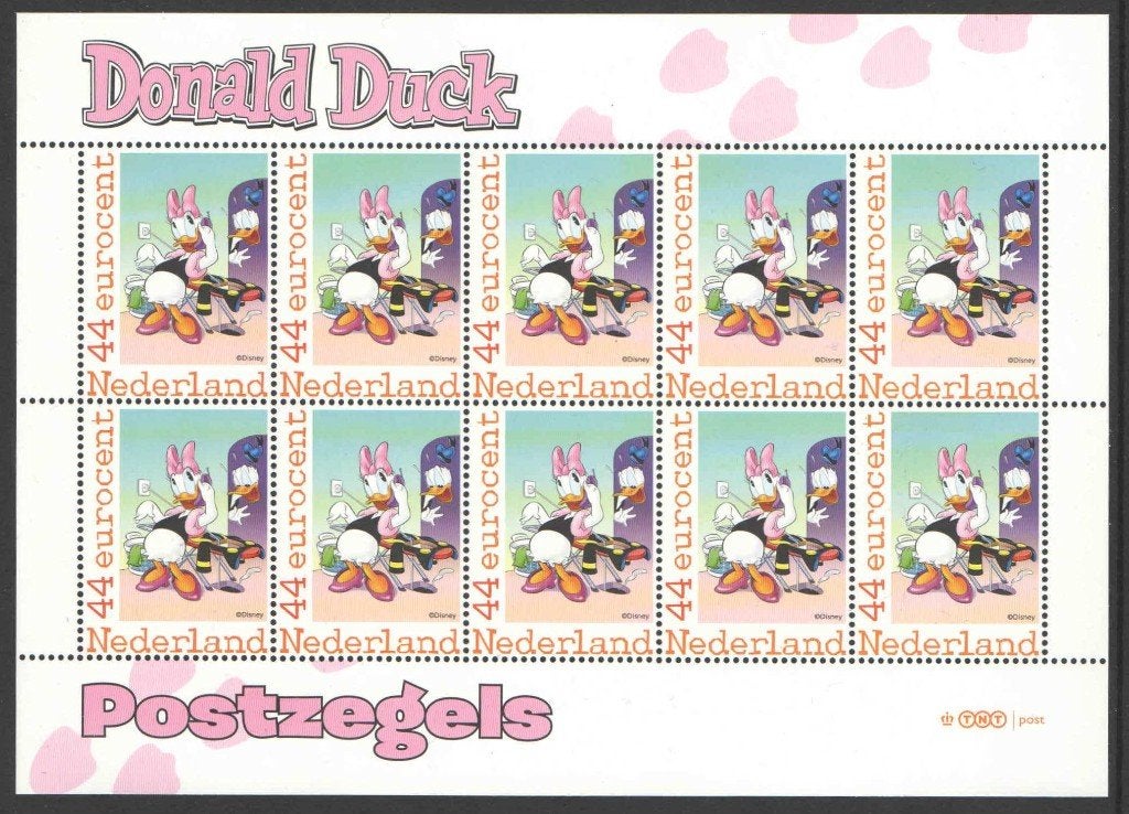 Postzegels Donald Duck, Ontdek Duckstad: Vel 2, Ophalen of Verzenden, Na 1940, Postfris