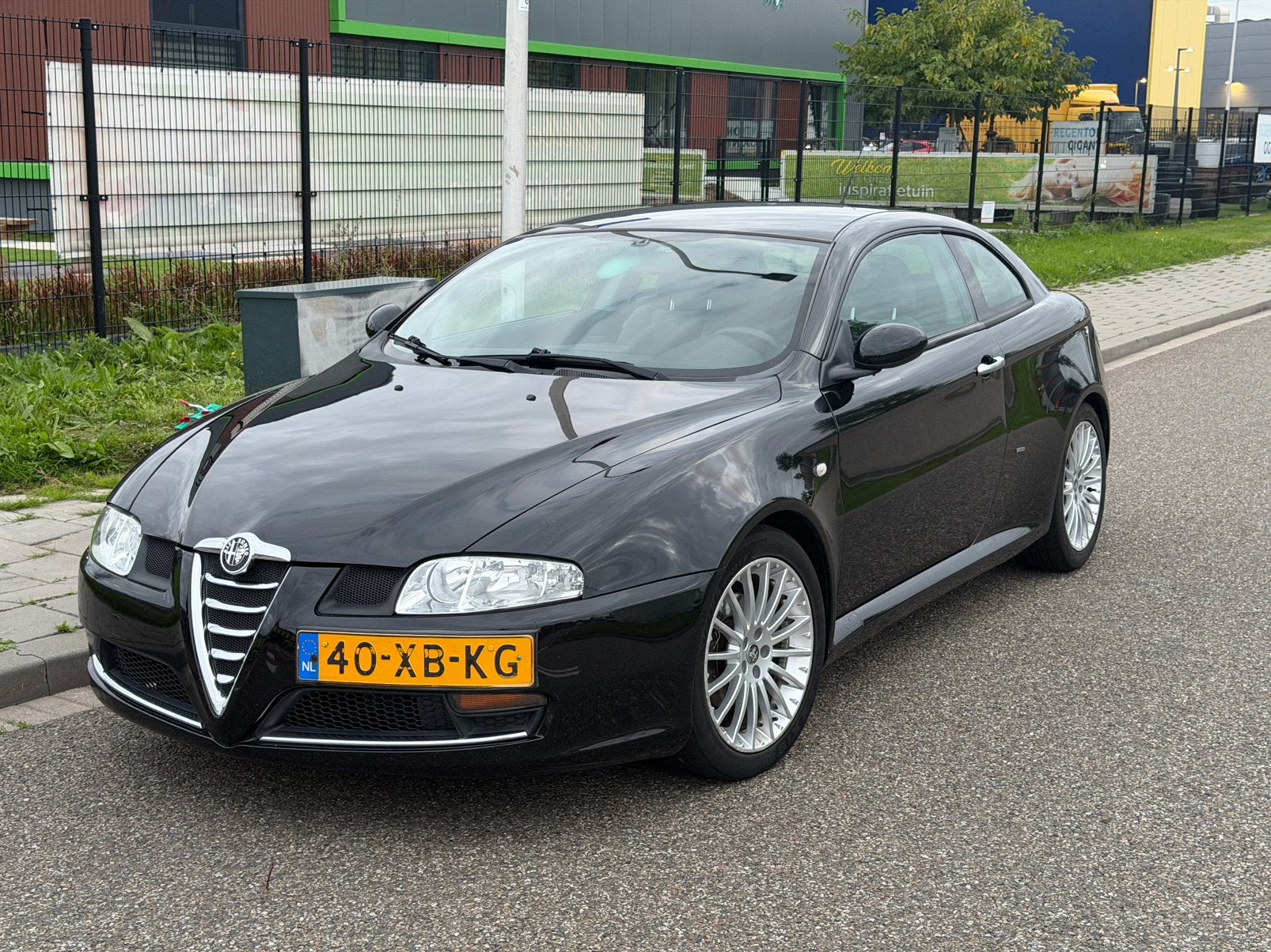 Alfa Romeo GT 1.8 TS 2007 Zwart rijdt schakelt uitstekend, Auto's, Voorwielaandrijving, Elektrische ramen, 4 cilinders, 400 kg