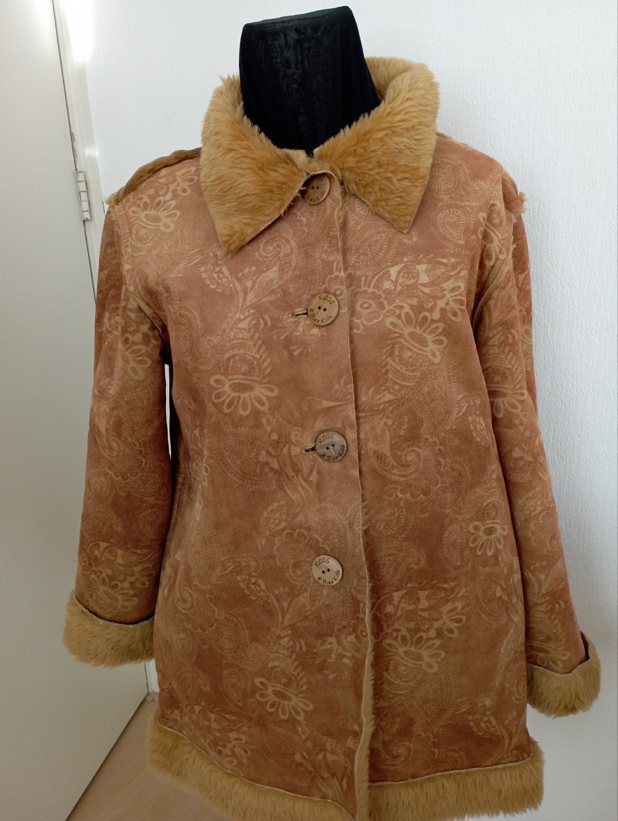 winterjas, Kleding | Dames, Maat 38/40 (M), Beige, Ophalen of Verzenden, Roos .