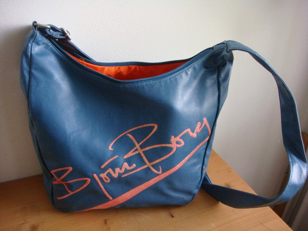 Blauw / groene Bjorn Borg tas met defecte rits, Ophalen of Verzenden, Zo goed als nieuw, Blauw, Björn Borg