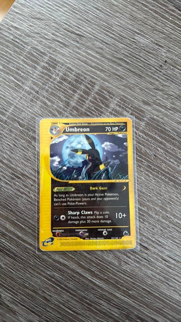 Umbreon Skyridge 32/144 pokemon, Ophalen, Zo goed als nieuw