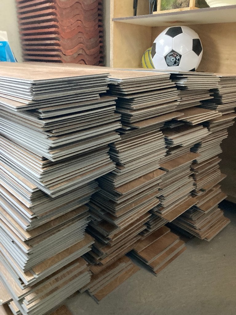 PVC vloer, Gebruikt, Overige typen, Ophalen of Verzenden, PVC kunststof vloer met clickverbinding
