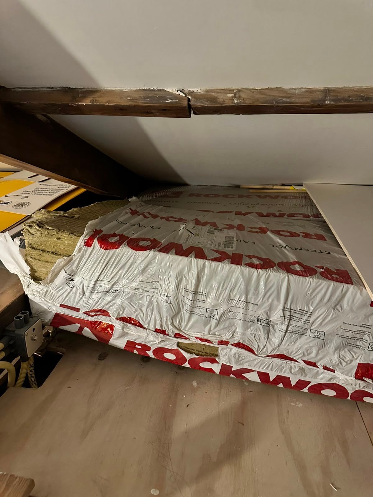 Rockwool isolatie 5 pakken - gratis ophalen, Ophalen, Zo goed als nieuw, Steenwol, Minder dan 4 cm