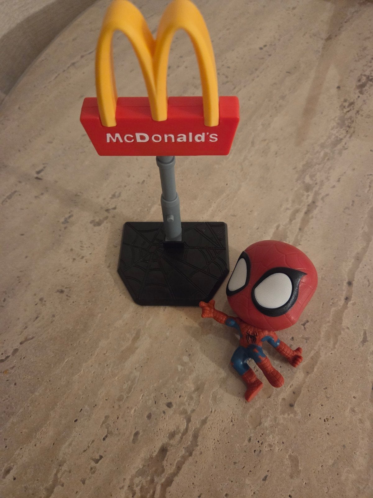 Spiderman Actiefiguur Speciale Editie McDonald's, Ophalen of Verzenden, Zo goed als nieuw