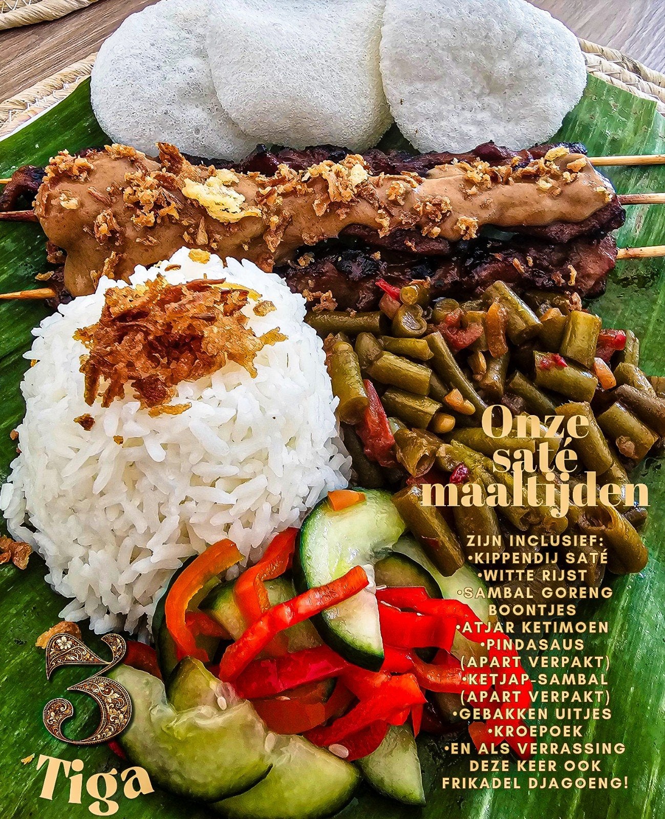 ** Authentieke Indonesische satémaaltijd bestellen, Verzenden