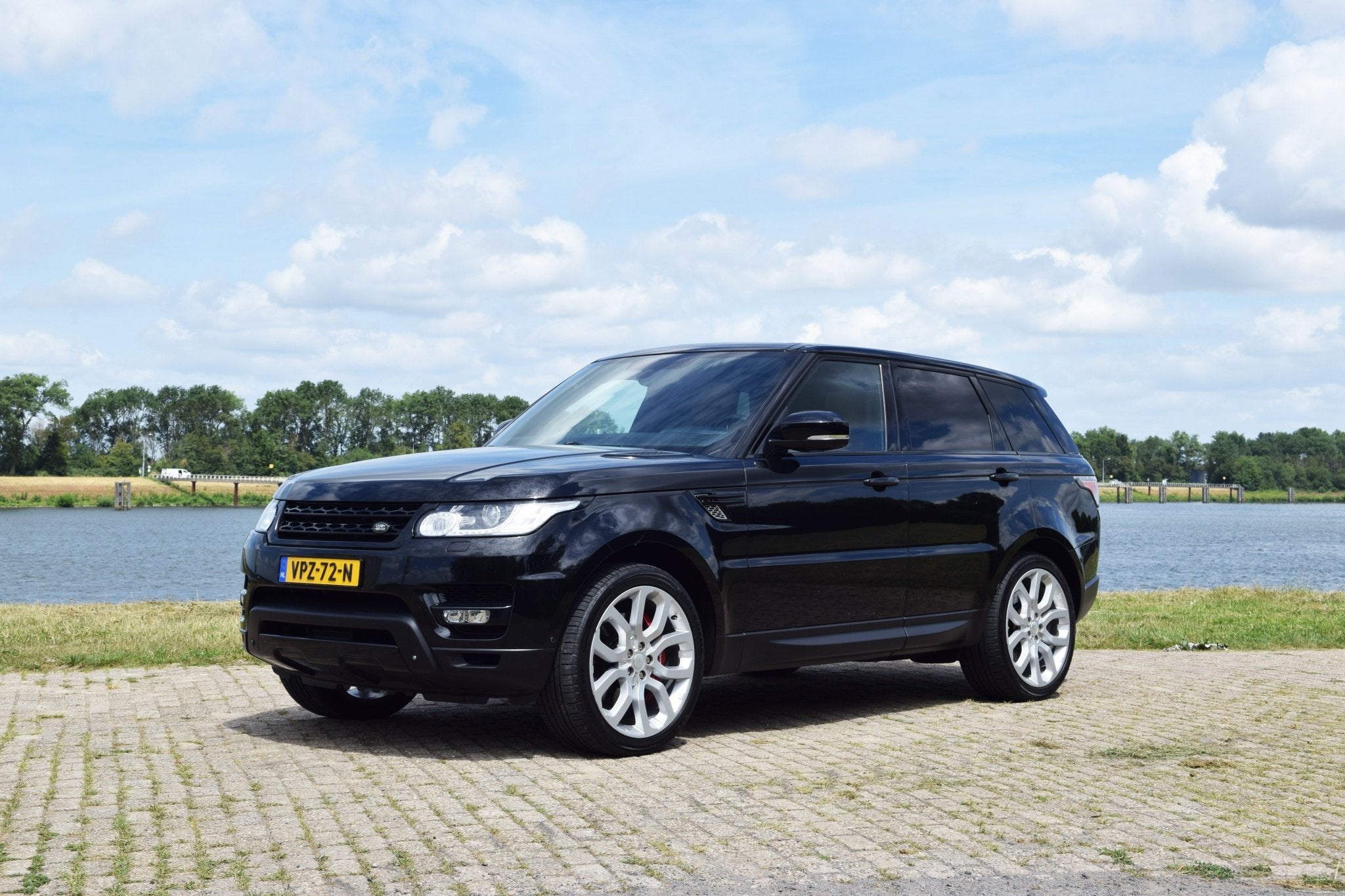 Land Rover Range Rover Sport GRIJS KENTEKEN (bj 2014), Euro 5, 2993 cc, Zwart, Leder