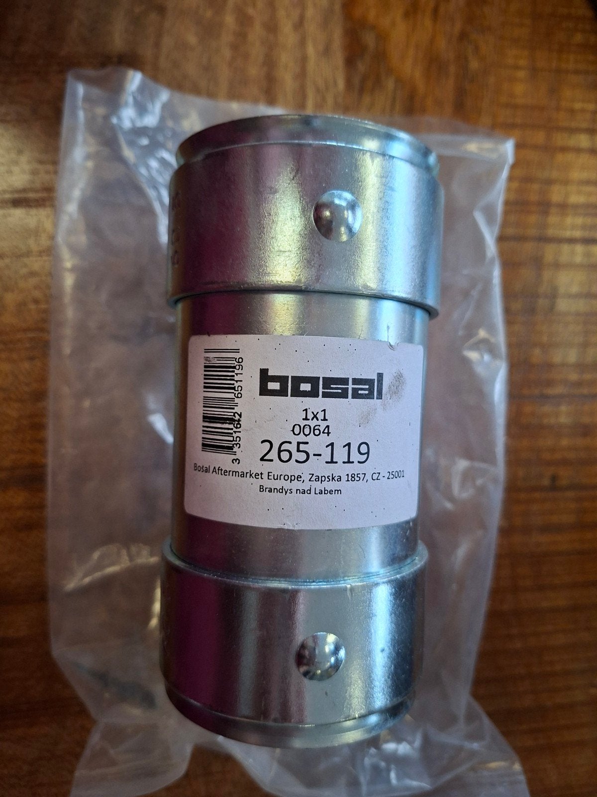Bosal Uitlaatpijpverbinding Dubbele Klem 56x125mm (265-119), Ophalen of Verzenden, Nieuw, Universele onderdelen
