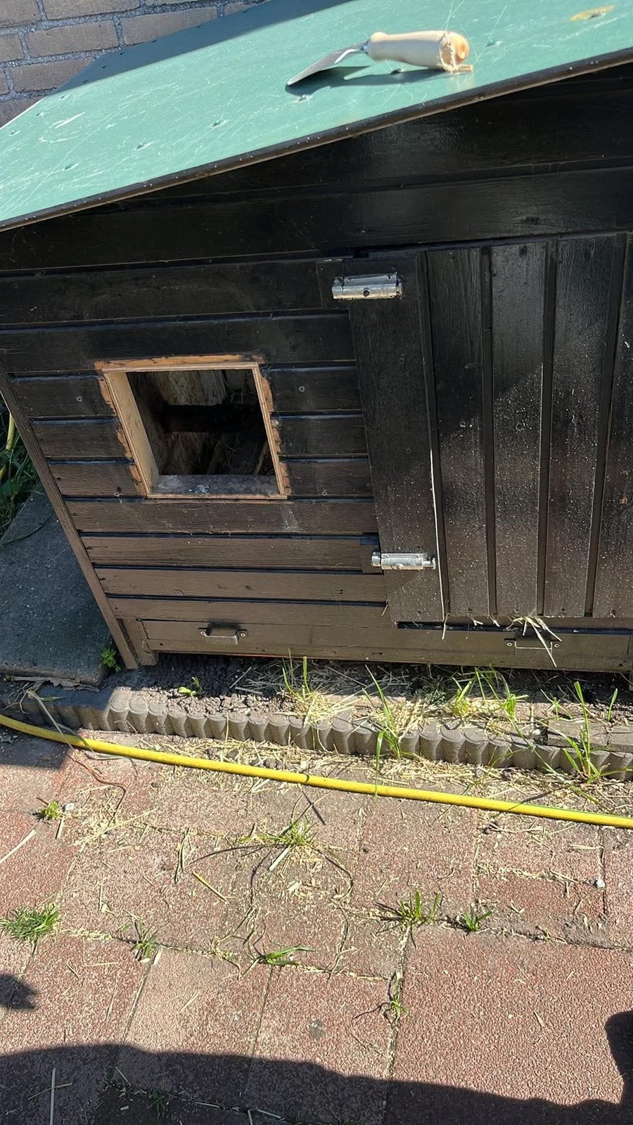 Kippenhok zeer degelijk en groot, Ophalen of Verzenden, Gebruikt, Kippenhok of Kippenren