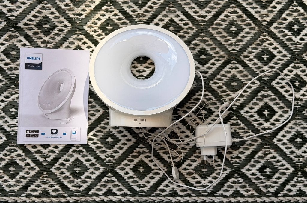 Philips wake up light HF3671, Witgoed en Apparatuur, Wekkers, Ophalen of Verzenden, Zo goed als nieuw, Digitaal