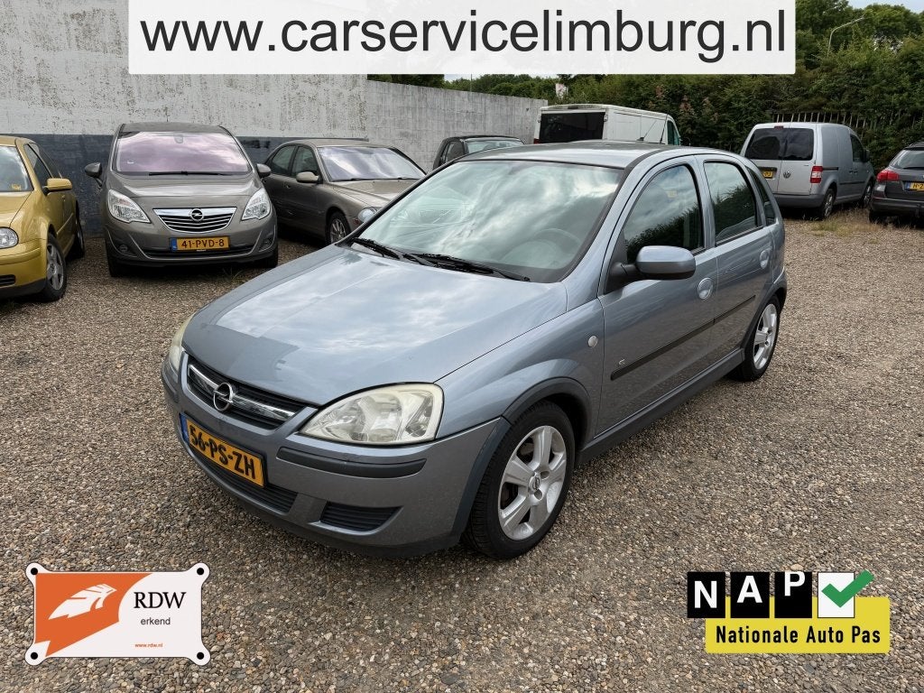 Opel Corsa 1.4-16V Full Rhythm Airco (bj 2004), 4 cilinders, Startonderbreker, Origineel Nederlands, Bedrijf