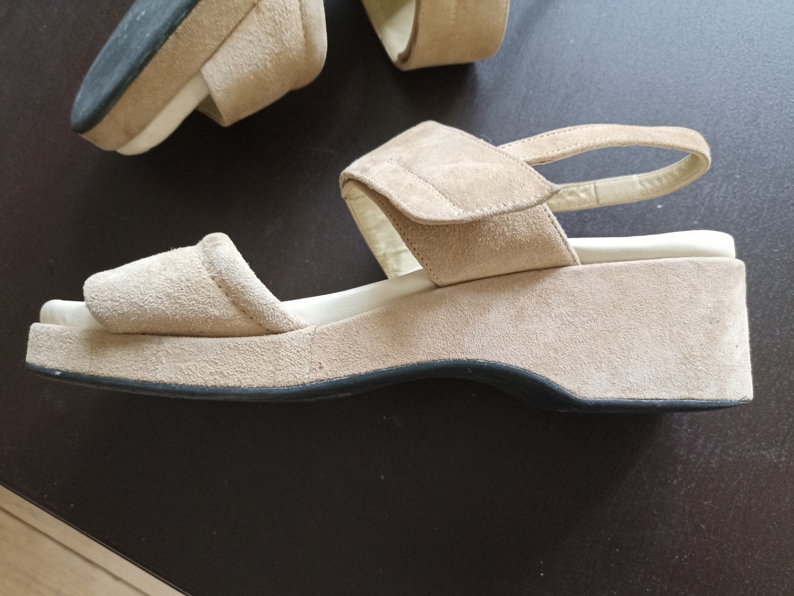 Manfield vintage sandalen, maat 40, Ophalen of Verzenden, Zo goed als nieuw, Sandalen of Muiltjes