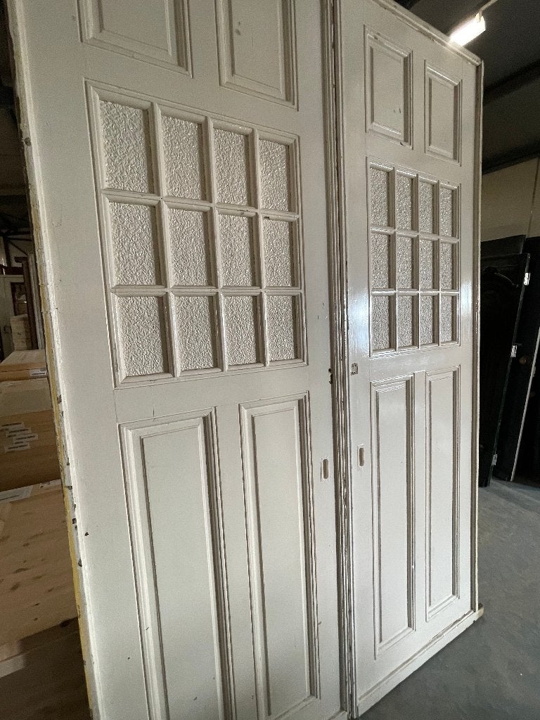Set antieke hoge schuifdeuren 261x166 cm., Ophalen