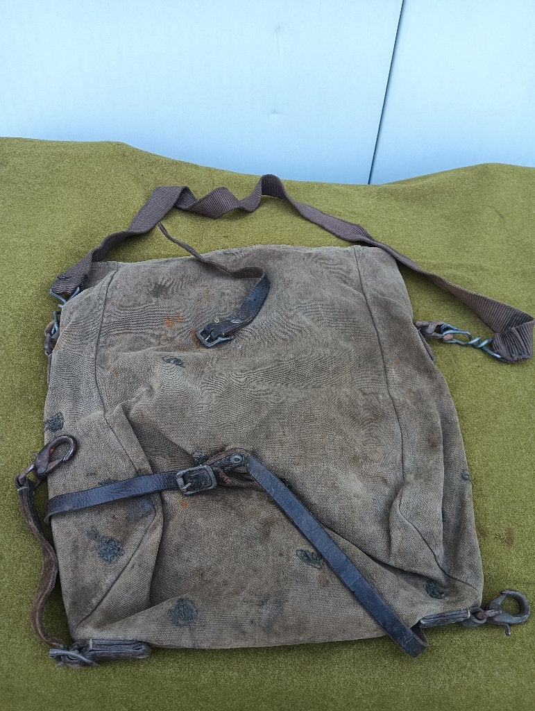 Vintage leger tas, Verzamelen, Verzenden, Landmacht, Overige gebieden, Overige typen