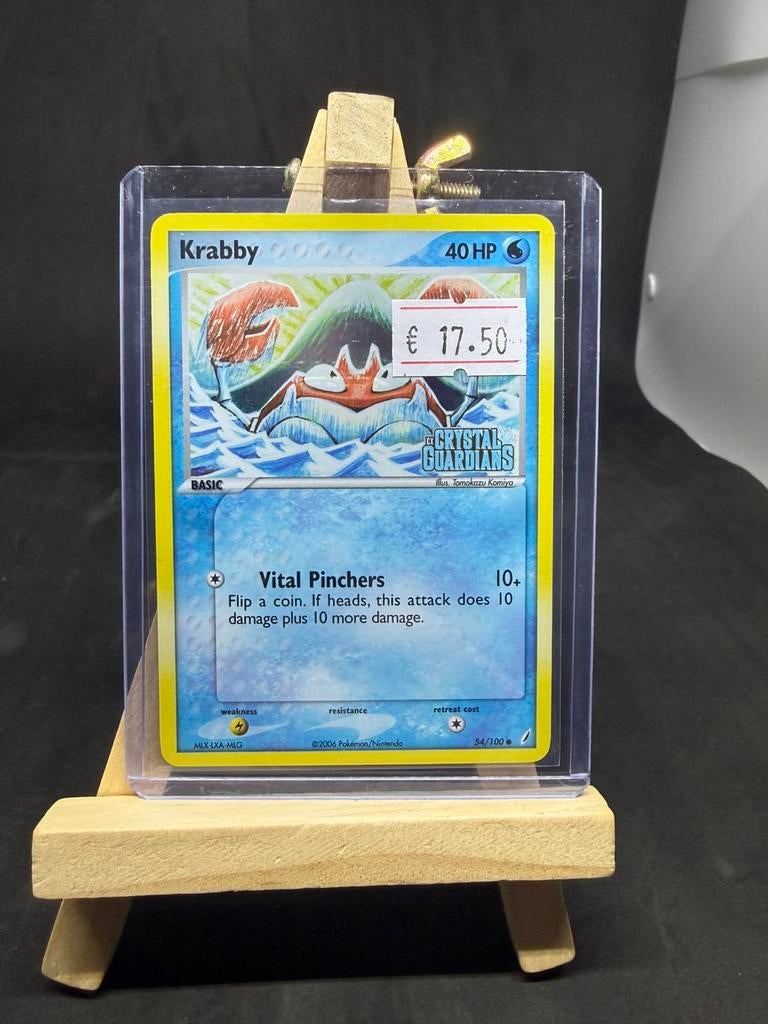 Krabby 54 reverse holo nm, Ophalen of Verzenden, Zo goed als nieuw